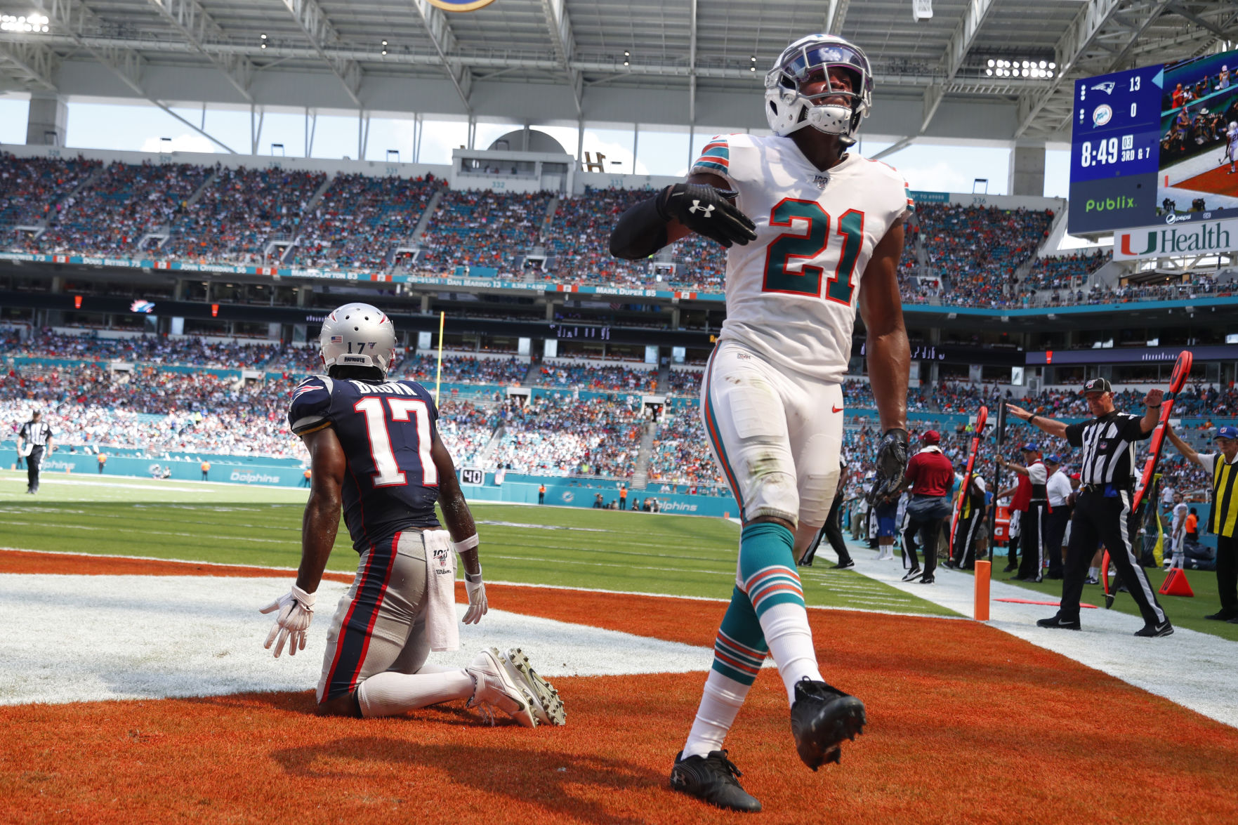 Patriots Dolphins Football